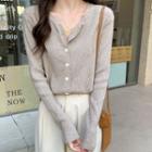 Knitted Loose-fit Light Cardigan