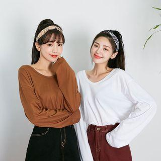 Long-sleeve Strap-back T-shirt