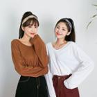 Long-sleeve Strap-back T-shirt