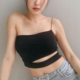 One-shoulder Cutout Camisole Top