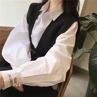 Plain Shirt / Vest / Belt / Set