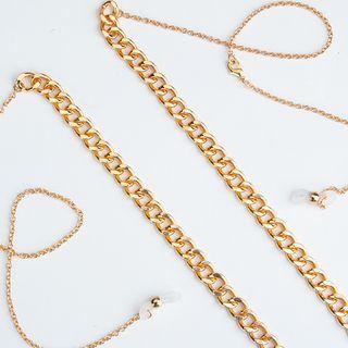 Retro Sunglasses Retainer Sunglasses Retainer - Gold - One Size