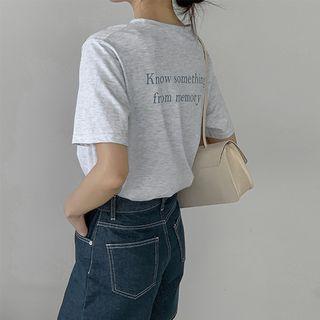 Memory Embroidered T-shirt
