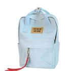 Square Denim Backpack