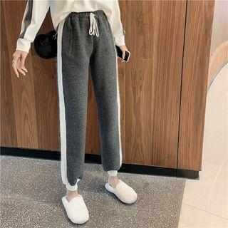 Drawstring Two Tone Sweatpants
