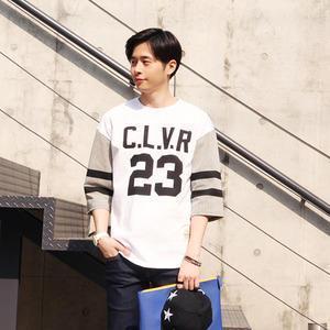 3/4-sleeve Lettering T-shirt