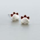 Sterling Silver Bear Paw Studs