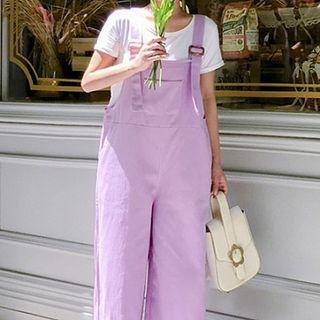 Frilled Hem Wide Leg Jumper Pants