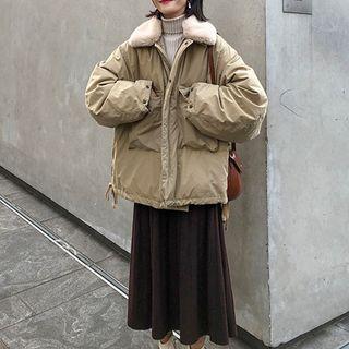 Furry Collar Down Jacket