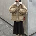 Furry Collar Down Jacket