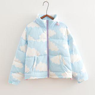 Cloud Print Padded Jacket