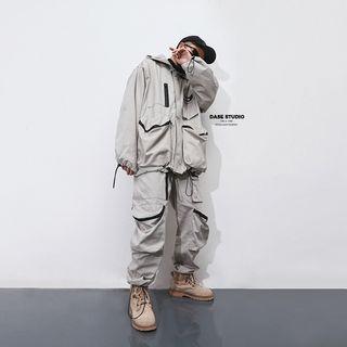 Hooded Zip Jacket / Cargo Pants