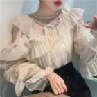 Ruffle Mesh Top / Mini A-line Skorts