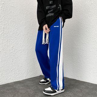 Two-tone Loose Fit Sweatpants