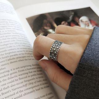 925 Sterling Silver Star Ring J513 - One Size