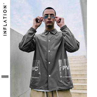 Lightweight Clear-pocket Shirt Jacket