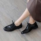 Genuine Leather Wingtip Shoes