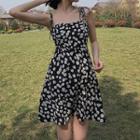Tie-shoulder Floral Print A-line Dress (various Designs)