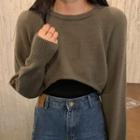 Cropped Sweater / Camisole Top
