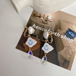 Heart Cloud Acrylic Dangle Earring