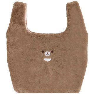 San-x Chairoikoguma Faux Fur Bag One Size