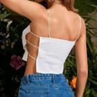 Cut Out Cropped Camisole Top