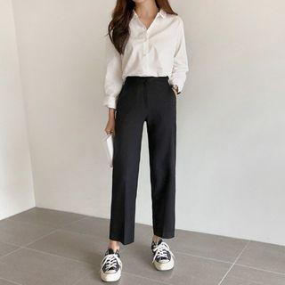 155cm Series Straight-cut Dress Pants