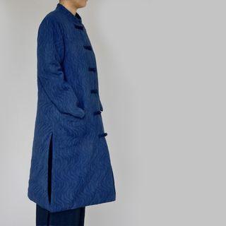 Frog Button Jacket Blue - One Size