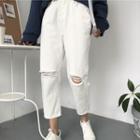Loose-fit Ripped Jeans