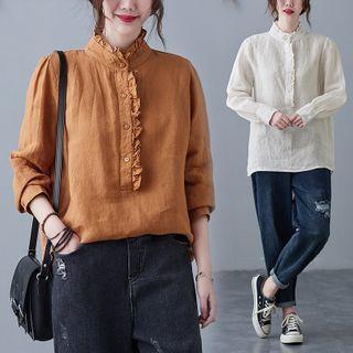 Frill Trim Overhead Shirt