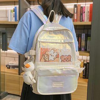 Pvc Panel Holographic Backpack