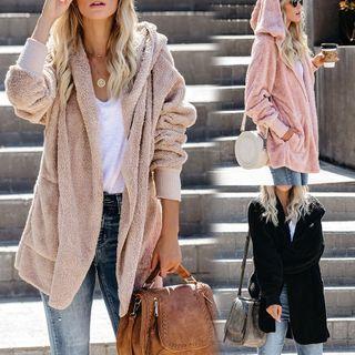 Hooded Fluffy Jacket