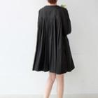 Pleated Shift Dress