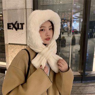 Chenille Knit Trapper Hat