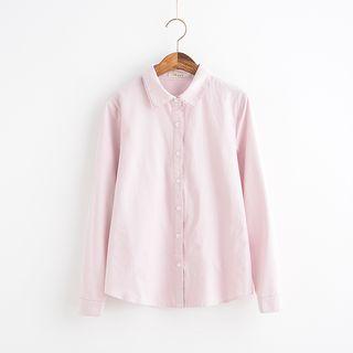 Lase Trim Long-sleeve Shirt