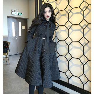 Quilted A-line Jacket