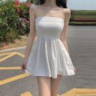 Strapless Plain Romper