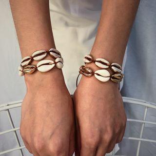 Shell Bracelet 0195 - Gold - One Size