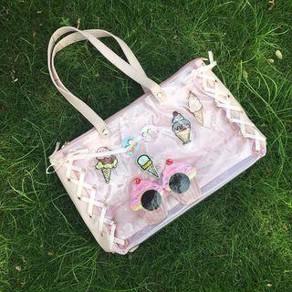 Lace-up Tote Bag