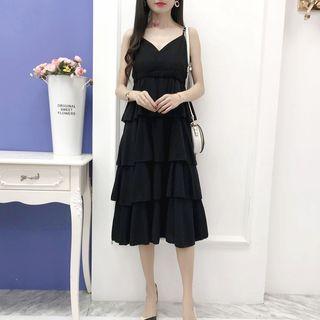 Sling Chiffon Cake Dress