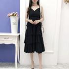 Sling Chiffon Cake Dress