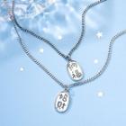 Couple Matching Chinese Character Necklace