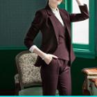 Slim Fit Blazer / Dress Vest / Dress Shirt / Dress Pants / Pencil Skirt / Set