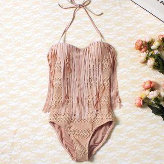 Fringed Trim Swimsuit