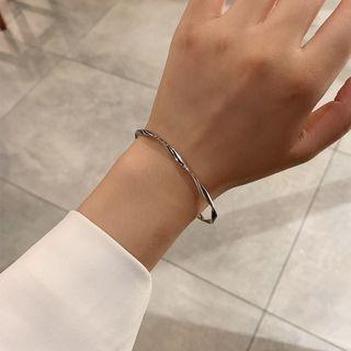 Twisted Alloy Open Bangle