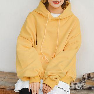Drawstring Hoodie / Crew-neck Long-sleeve T-shirt / Cropped Leggings