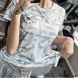 Sport Patterned Short-sleeve T-shirt