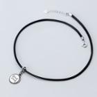 925 Sterling Silver Disc Choker S925 Silver - As Shown In Figure - One Size