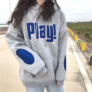 Play Print Fleece-lining Hoodie