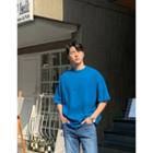 Ring-trim Oversized T-shirt